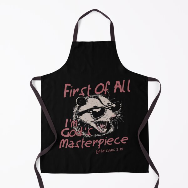 Item preview, First Of All I'm God's Masterpiece Raccoon Christian Bible designed and sold by FantasyFablesC.
