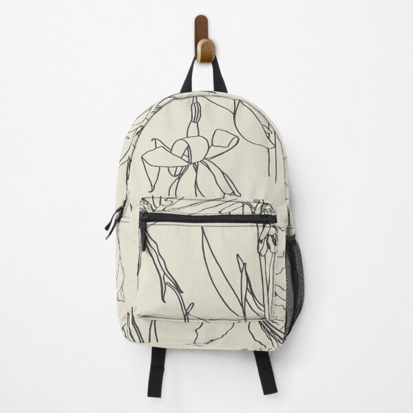 Item preview, Elegant seamless pattern with hand drawn line garden and tropical flowers. designed and sold by MatyKotiv.