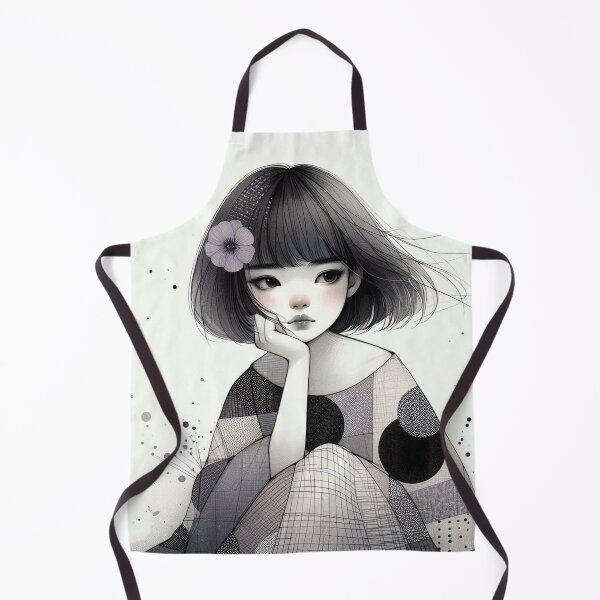 Item preview, Melancholy Girl designed and sold by Beyondnote-Art.