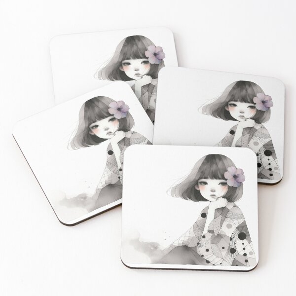 Item preview, Melancholy Girl designed and sold by Beyondnote-Art.