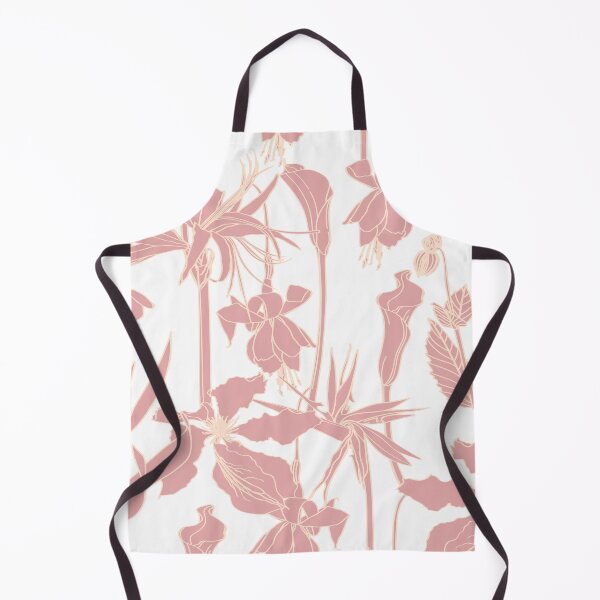 Item preview, Elegant seamless pattern with hand drawn line garden and tropical flowers. designed and sold by MatyKotiv.