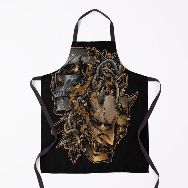 Item preview, Skull And Hannya Mask designed and sold by Blackout Brother.