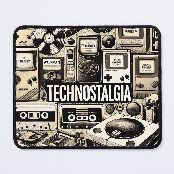 Item preview, Technostalgia: Retro Tech Collage designed and sold by Chroma Myst.