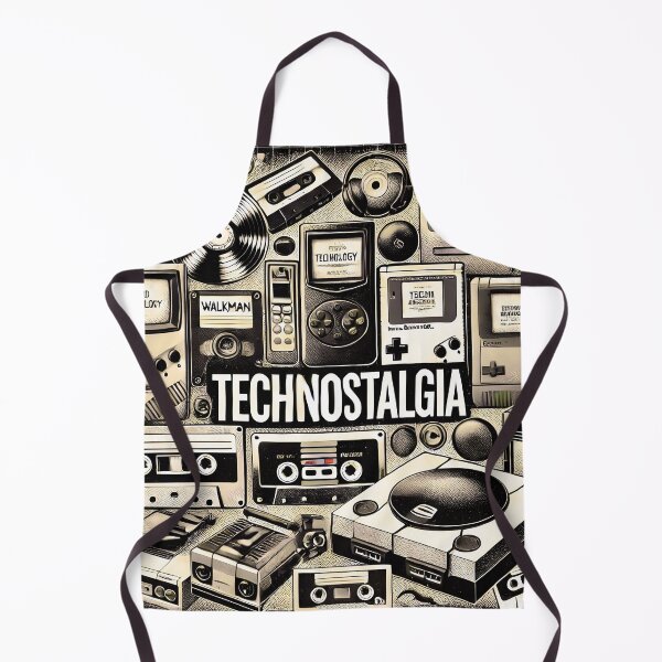 Item preview, Technostalgia: Retro Tech Collage designed and sold by Chroma Myst.