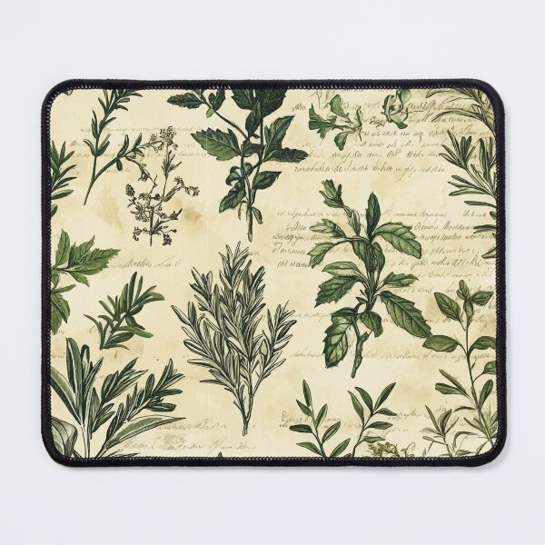 Item preview, Dark Academia Scholarly Pattern Herbs designed and sold by Lichtisign.
