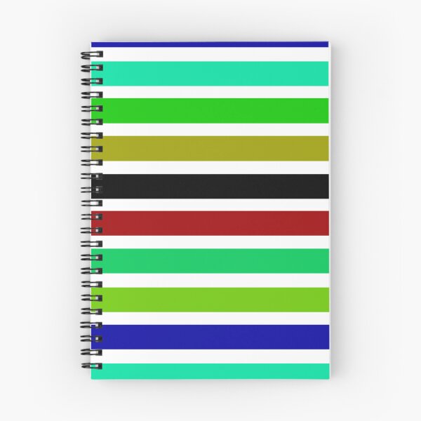 Item preview, Green Multicolored Stripes  designed and sold by PatternTitan.