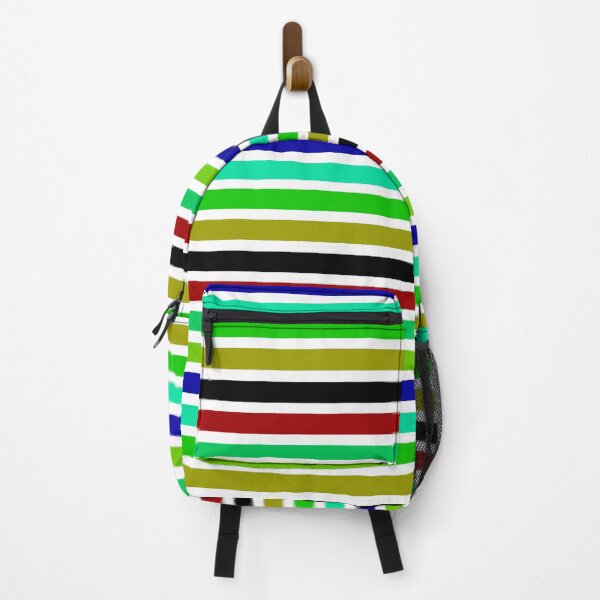 Item preview, Green Multicolored Stripes designed and sold by PatternTitan.