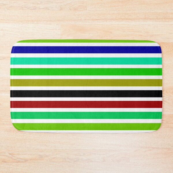 Item preview, Green Multicolored Stripes  designed and sold by PatternTitan.