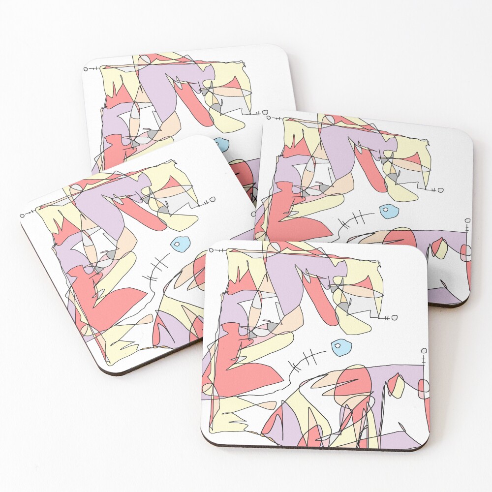 Item preview, Coasters (Set of 4) designed and sold by ANNART.