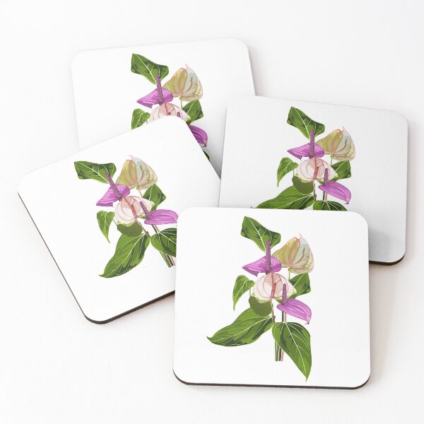 Item preview, Tropical bouquet with Anthurium flowers. designed and sold by MatyKotiv.