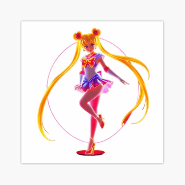 Vista previa del artículo con la obra «Usagi Tsukino: Sailor Moon», diseñado y vendido por Kia-Fashion.