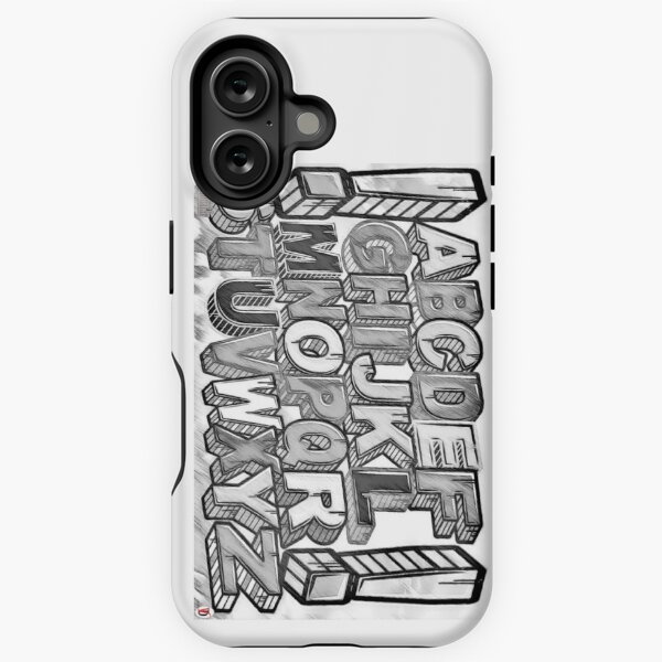 Item preview, Alphabet. Modèle 2 noir et blanc. Sans nombre. designed and sold by Vinidal.