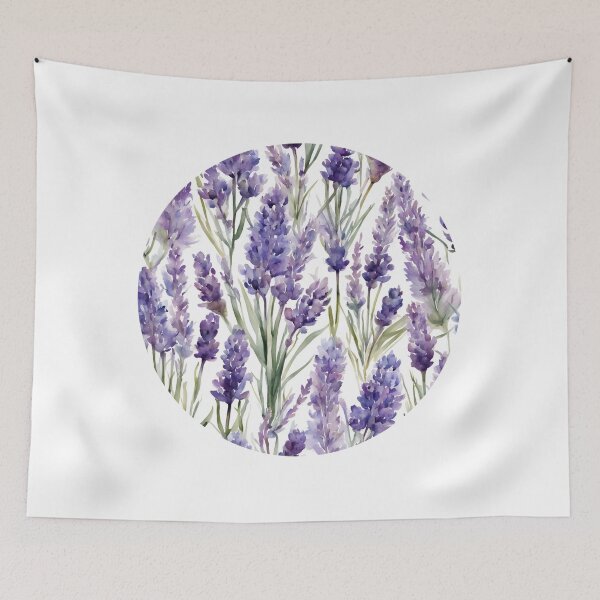 Item preview, Watercolor Lavender Painting designed and sold by poppet103.