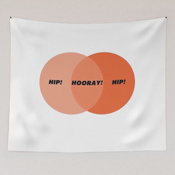 Item preview, Hip Hip Hooray Orange Rot Diagram designed and sold by mathewsanders.