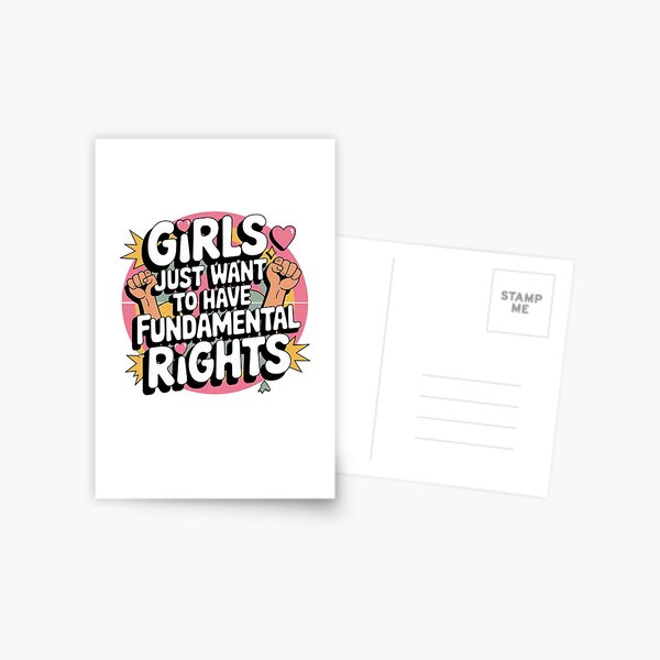 Item preview, girls just want to have fundamental rights designed and sold by Mateusz Majcherek.