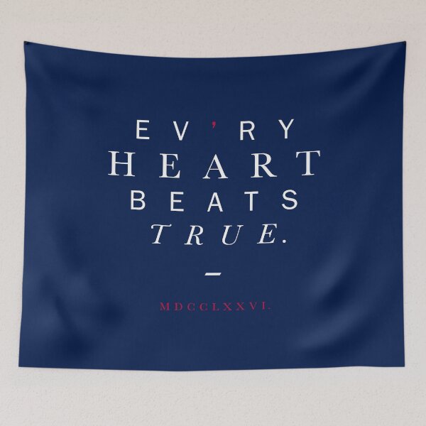 Item preview, Text Heart Design, Evry Heart Beats True designed and sold by EvryHeart.