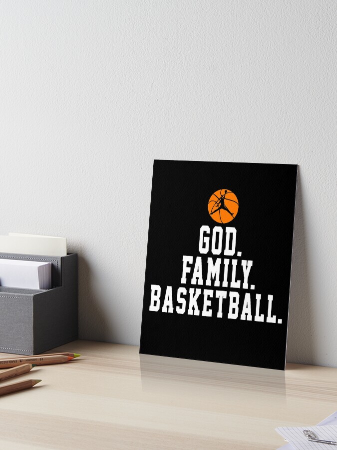 Basketball T Shirt Hoodie Tanktops God Family Basketball Funny Gift Ideas For Friend Coach Team Teacher Player Team Mom Dad Father Mother Day Art