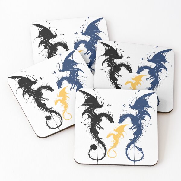 Item preview, Dragon fam! Tairn, Andarna and Sgaeyl designed and sold by Aakanksha97.
