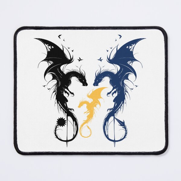 Item preview, Dragon fam! Tairn, Andarna and Sgaeyl designed and sold by Aakanksha97.