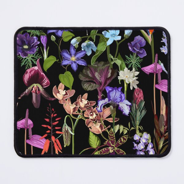 Item preview, Seamless pattern with hand drawn colored decorative tropical and garden flowers. designed and sold by MatyKotiv.