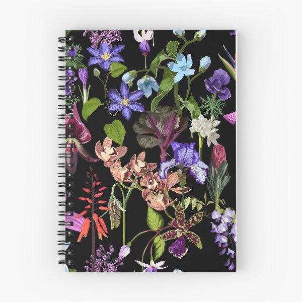 Item preview, Seamless pattern with hand drawn colored decorative tropical and garden flowers. designed and sold by MatyKotiv.