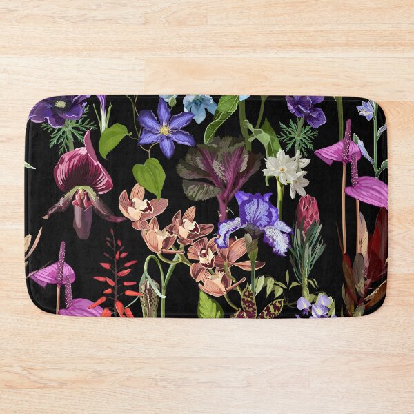 Item preview, Seamless pattern with hand drawn colored decorative tropical and garden flowers. designed and sold by MatyKotiv.