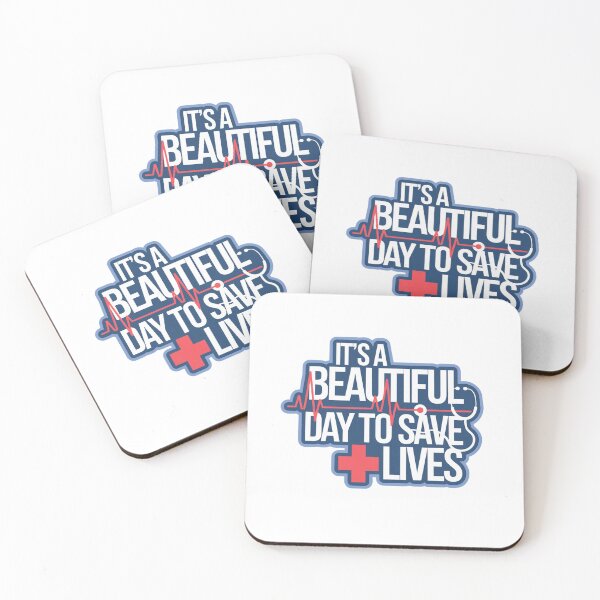 Item preview, It's a Beautiful Day to Save Lives designed and sold by Mateusz Majcherek.