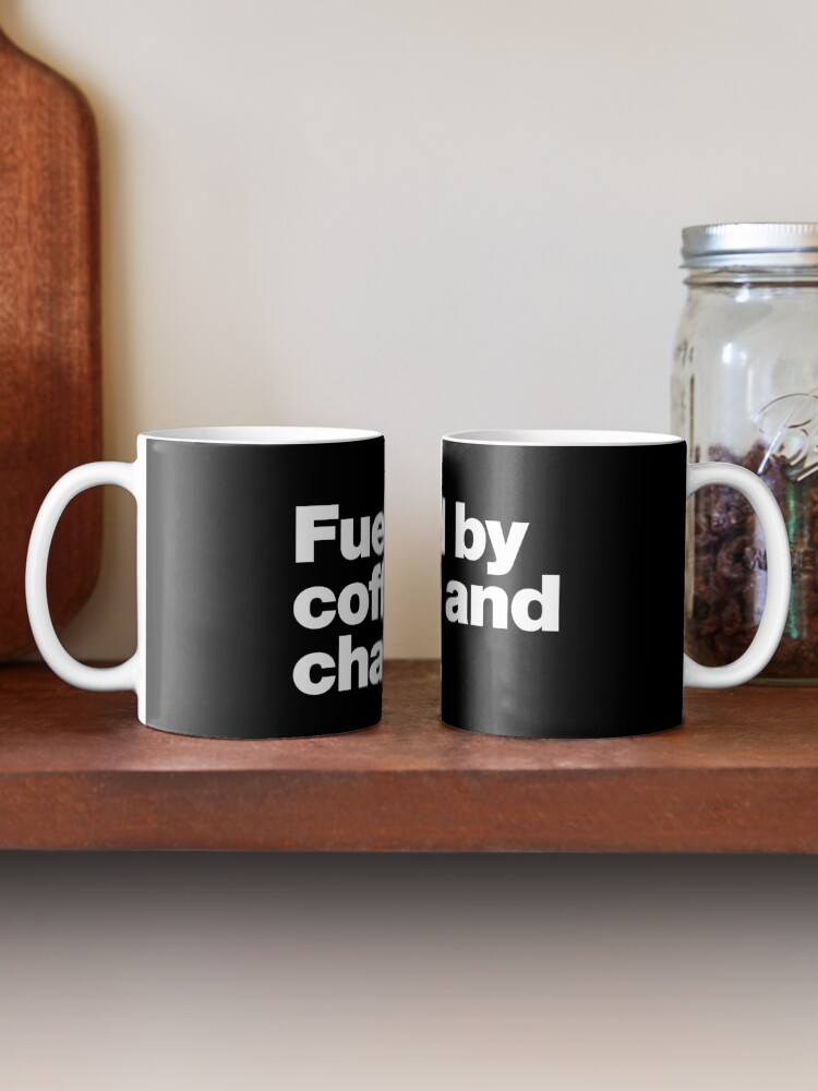 Thumbnail 2 of 6, Coffee Mug, Fueled by coffee and chaos. designed and sold by chestify.