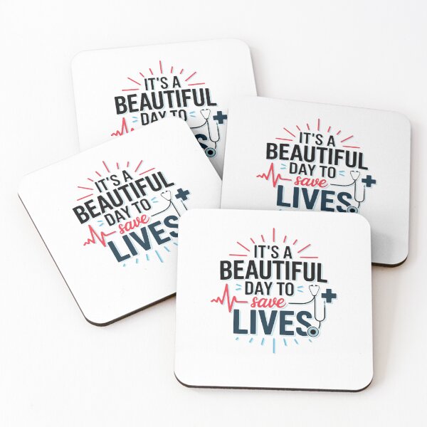 Item preview, It's a Beautiful Day to Save Lives designed and sold by Mateusz Majcherek.