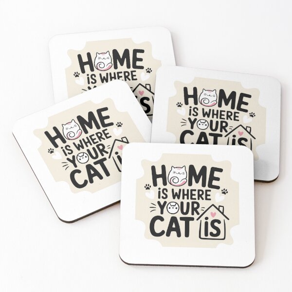 Item preview, Home is Where Your Cat Is designed and sold by Mateusz Majcherek.