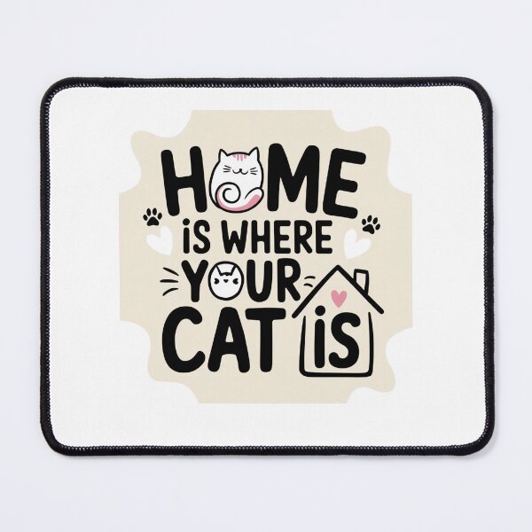 Item preview, Home is Where Your Cat Is designed and sold by Mateusz Majcherek.