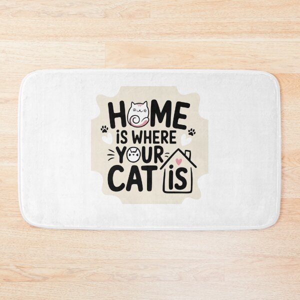 Item preview, Home is Where Your Cat Is designed and sold by Mateusz Majcherek.