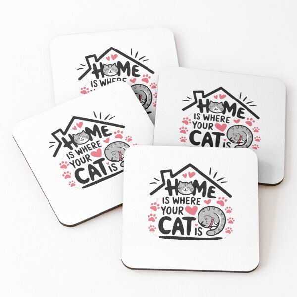 Item preview, Home is Where Your Cat Is designed and sold by Mateusz Majcherek.