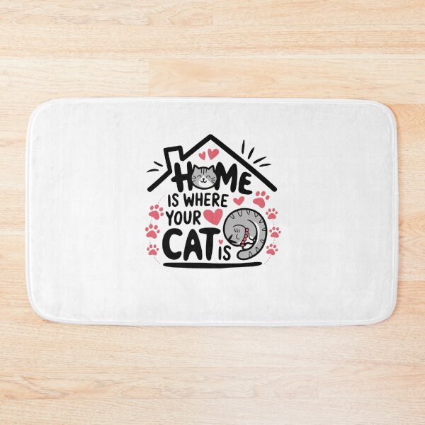Item preview, Home is Where Your Cat Is designed and sold by Mateusz Majcherek.