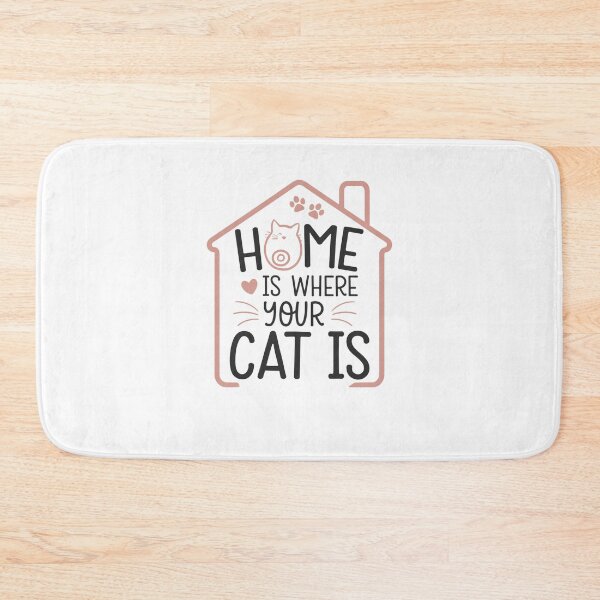 Item preview, Home is Where Your Cat Is designed and sold by Mateusz Majcherek.