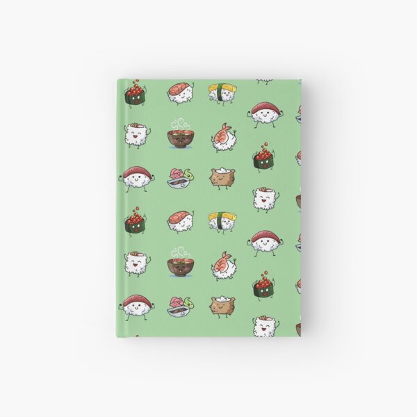 Sushi Pals (Green) Hardcover Journal