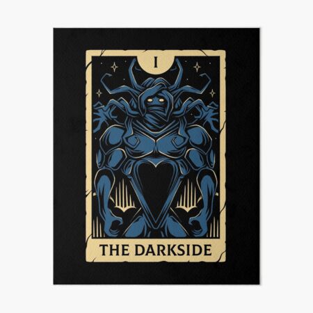 Vista previa del artículo con la obra «Darkside Heartless Tarot Card», diseñado y vendido por AlundrART.