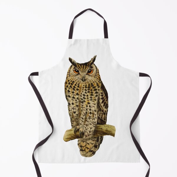 Item preview, Eagle Owl Antique Art designed and sold by IrisAndIvy.