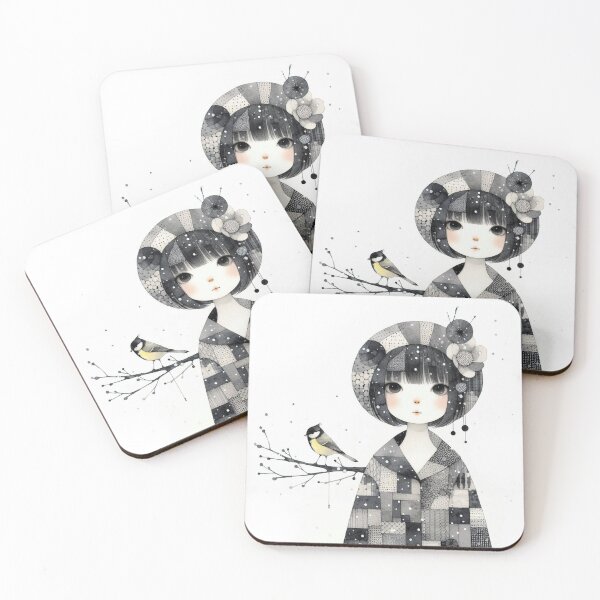 Item preview, Melancholy Girl designed and sold by Beyondnote-Art.