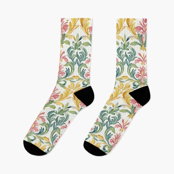 Item preview, Watercolour Damask Seamless Pattern designed and sold by SpiritedArtwork.