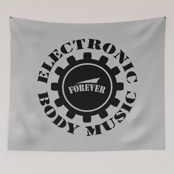 Item preview, Electronic Body Music Forever EBM Gear Black designed and sold by lathspell.