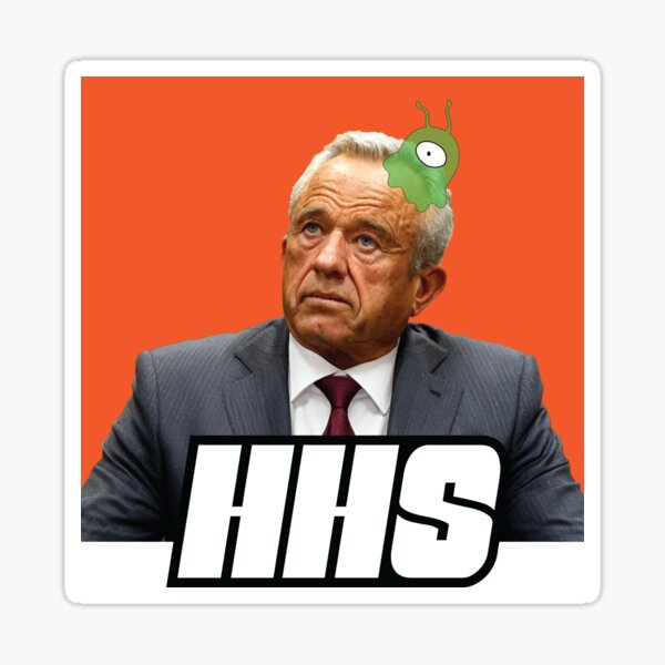 Item preview, RFK Jr. Brain Slug designed and sold by The Sticker Resistance.