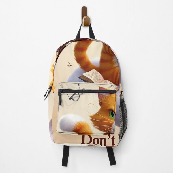 Item preview, Bookish Ginger Cat Cloud Reader - Don't Interrupt! designed and sold by Animals Wearing Glasses.