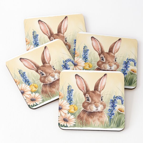 Item preview, Watercolor Bunny in the Field designed and sold by StormArte.