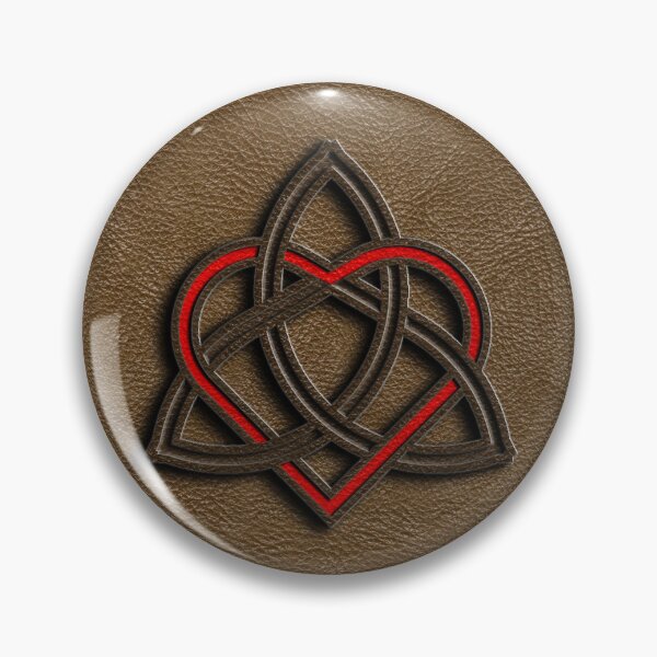 Item preview, Celtic Knot Valentine Heart Brown Leather Texture designed and sold by The Learning Curve Photography.