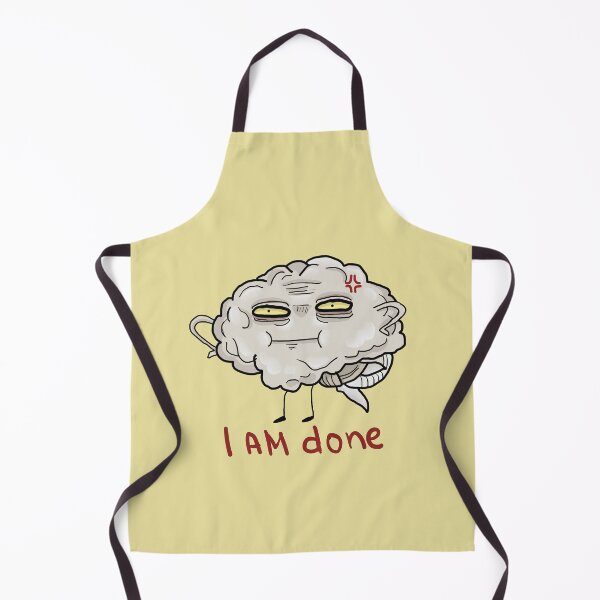 Item preview, Tired and nervous caricature brain with face designed and sold by VladdissH.