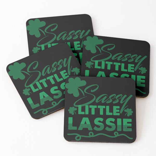 Item preview, St patrick's day Sassy Little Lassie lucky Shamrock girl designed and sold by Be Cool (5.0) ⭐⭐⭐⭐⭐.