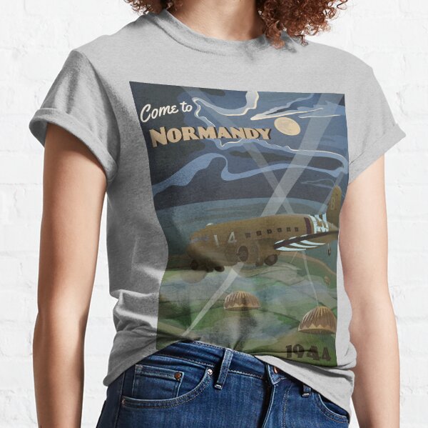 Normandy 1944 "D-Day Travel Poster" Classic T-Shirt