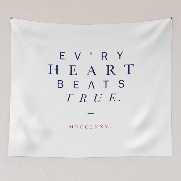 Item preview, Text Heart Design, Evry Heart Beats True designed and sold by EvryHeart.