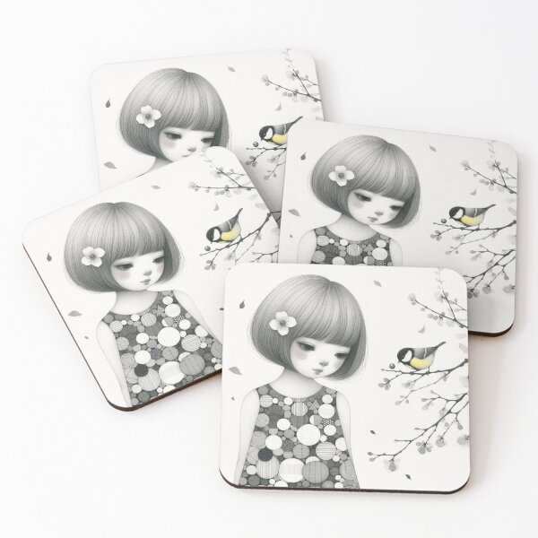 Item preview, Melancholy Girl designed and sold by Beyondnote-Art.
